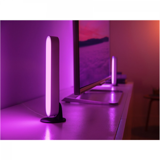 Philips Hue Play WCA Lightbar Base, Twin pack, White | 42 W | 2000-6500 Hue White Colour Ambiance