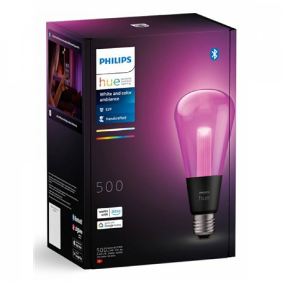 Philips Hue WCA Lightguide ST72 | E27 | 6.8 W | White and colour light