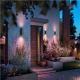 Philips Hue WCA Appear Outdoor Wall Lantern, Black | 8 W | 2000-6500 Hue White Colour Ambiance