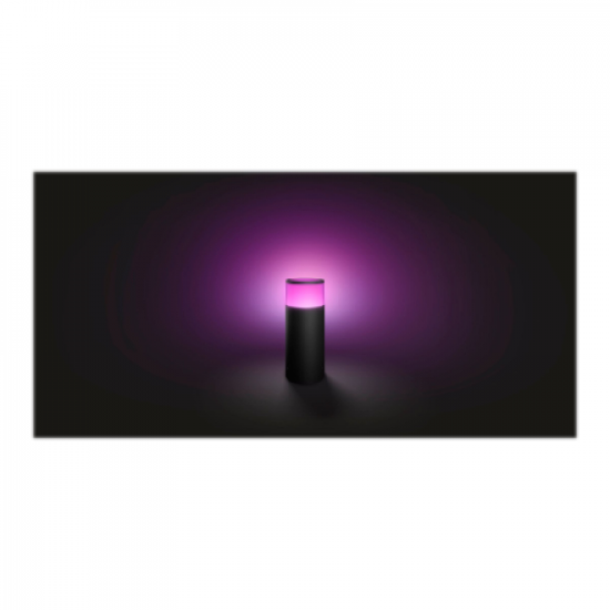 Philips Hue WCA Calla Outdoor Bollard, Black | 8 W | 2000-6500 Hue White Colour Ambiance