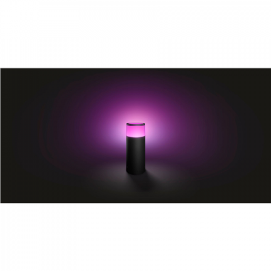 Philips Hue WCA Calla Outdoor Bollard, Black | 8 W | 2000-6500 Hue White Colour Ambiance