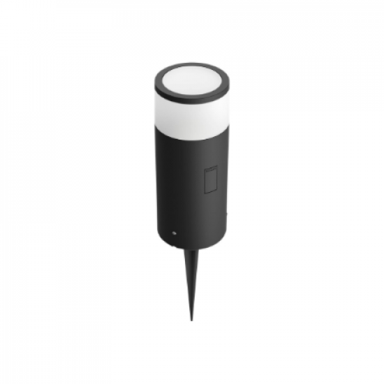Philips Hue WCA Calla Outdoor Bollard, Black | 8 W | 2000-6500 Hue White Colour Ambiance