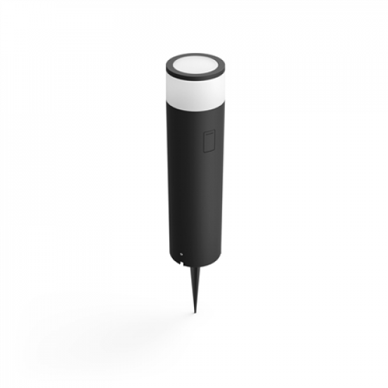 Philips Hue WCA Calla Outdoor Large Bollard, Black | 8 W | 2000-6500 Hue White Colour Ambiance