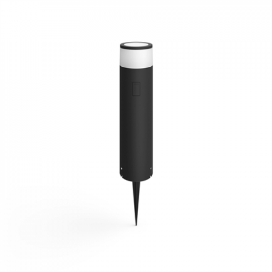 Philips Hue WCA Calla Outdoor Large Bollard, Black | 8 W | 2000-6500 Hue White Colour Ambiance