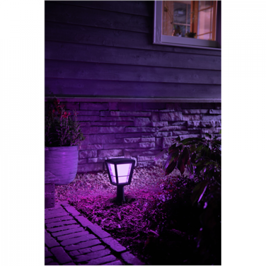 Philips Hue WCA Econic Outdoor Pedestal Lantern | 15 W | 2000-6500 Hue White Colour Ambiance