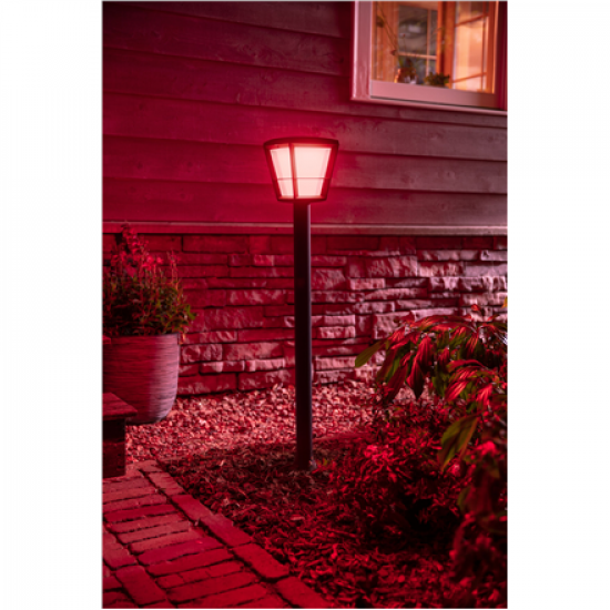 Philips Hue WCA Econic Outdoor Post Lantern | 15 W | 2000-6500 Hue White Color Ambiance
