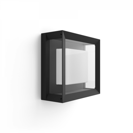 Philips Hue WCA Econic Outdoor Square Wall Lantern | 15 W | 2000-6500 Hue White Colour Ambiance
