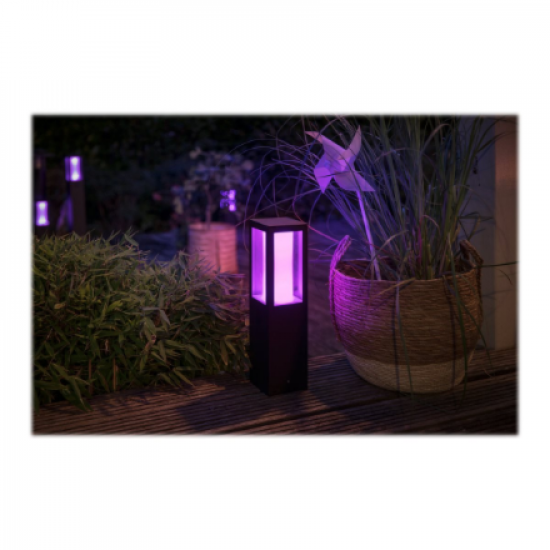Philips Hue WCA Impress Outdoor Pedestal Lantern | 8 W | 2000-6500 Hue White Colour Ambiance