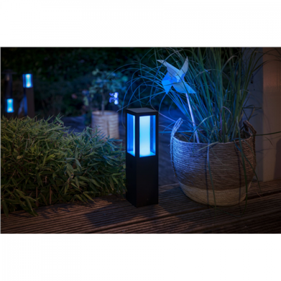 Philips Hue WCA Impress Outdoor Pedestal Lantern 24V | 8 W | 2000-6500 Hue White Colour Ambiance