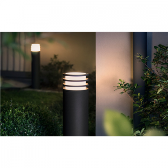 Philips Hue Lucca Outdoor Post Lantern | E27 | 9.5 W | Warm white