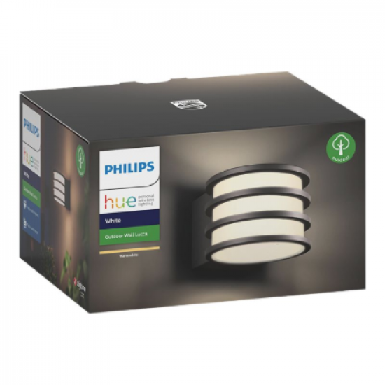 Philips Hue Lucca Wall Lantern | E27 | 9 W | Warm white
