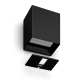 Philips Hue WCA Resonate Outdoor Downward Wall Lantern, Black | 8 W | 2000-6500 Hue White Colour Ambiance