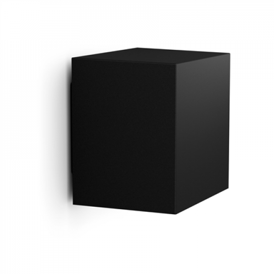 Philips Hue WCA Resonate Outdoor Downward Wall Lantern, Black | 8 W | 2000-6500 Hue White Colour Ambiance