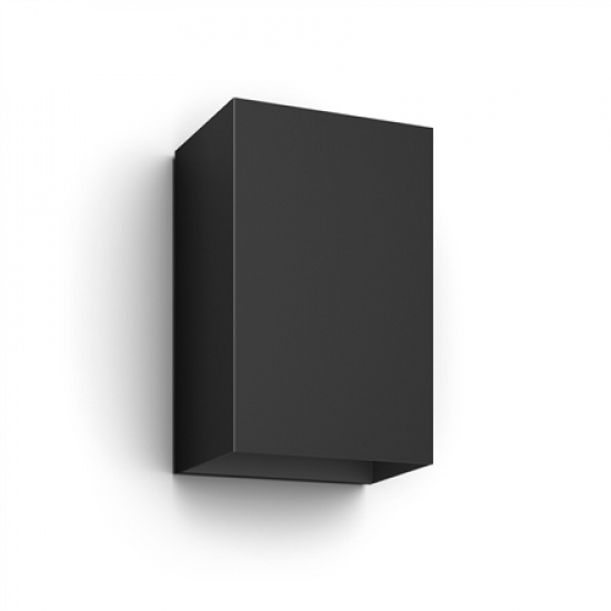 Philips Hue WCA Resonate Outdoor Wall Lantern, Black | 8 W | 2000-6500 Hue White Colour Ambiance