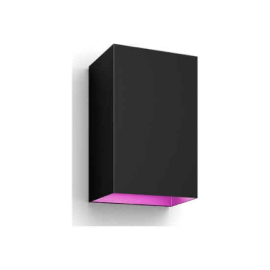 Philips Hue WCA Resonate Outdoor Wall Lantern, Black | 8 W | 2000-6500 Hue White Colour Ambiance