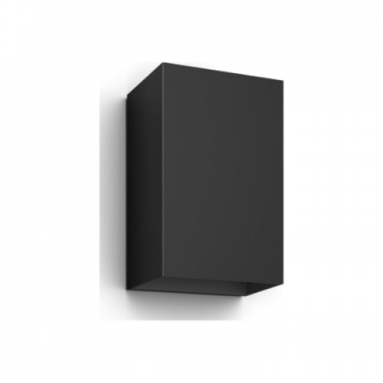 Philips Hue WCA Resonate Outdoor Wall Lantern, Black | 8 W | 2000-6500 Hue White Colour Ambiance
