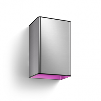 Philips Hue WCA Resonate Outdoor Wall Lantern, Inox | 8 W | 2000-6500 Hue White Colour Ambiance