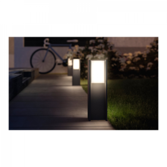 Philips Hue Turaco Outdoor Pedestal Lantern | E27 | 9 W | Warm white
