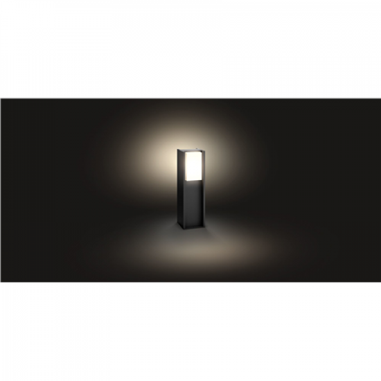 Philips Hue Turaco Outdoor Pedestal Lantern | E27 | 9 W | Warm white