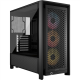 Corsair PC Case | Frame 4000D RS ARGB Modular | Black | Mid-Tower | Power supply included No