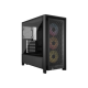 Corsair PC Case | Frame 4000D RS ARGB Modular | Black | Mid-Tower | Power supply included No