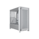 Corsair PC Case | Frame 4000D Modular | White | Mid-Tower | Power supply included No
