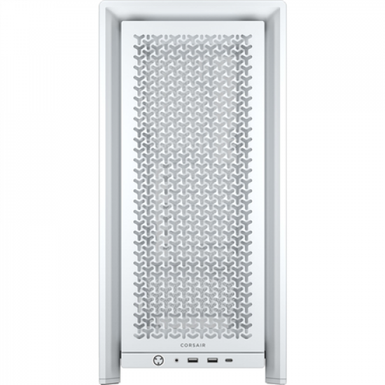 Corsair PC Case | Frame 4000D Modular | White | Mid-Tower | Power supply included No