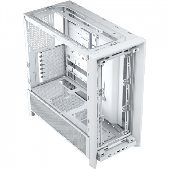 Corsair PC Case | Frame 4000D Modular | White | Mid-Tower | Power supply included No