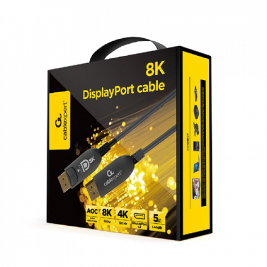 Cablexpert | Active Optical (AOC) 8K DisplayPort cable AOC Premium Series, 5 m | CC-DP8K-AOC-5M