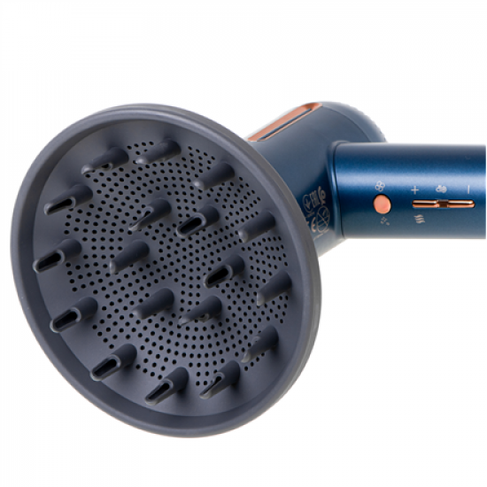 Adler Hair Dryer | AD 2271 SUPERSPEED | 1500 W | Number of temperature settings 6 | Ionic function | Diffuser nozzle | Blue