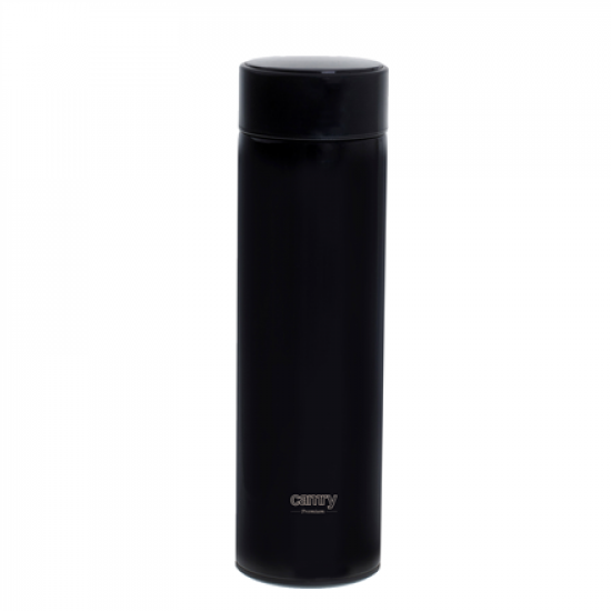 Adler | Thermal Flask | CR 4507bk | Capacity 0.473 L | Material Stainless steel/Silicone | Black