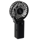 Adler Foldable mini fan | AD 7336 | Desk fan | Black | Diameter 6.5 cm | Number of speeds 1