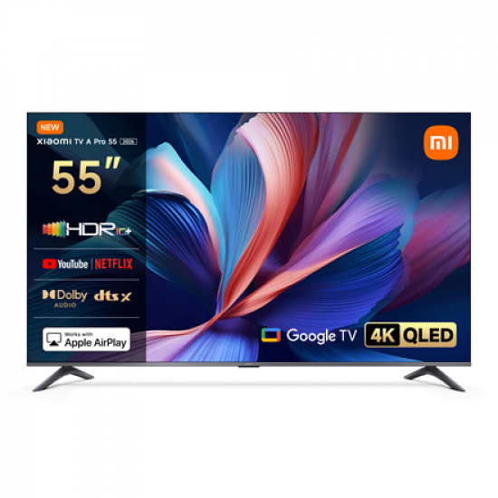 Xiaomi QLED TV A Pro 2026 | 55 | Smart TV | Google TV | 4K UHD