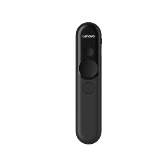 Lenovo | Laser Rechargeable Presentation Remote | Black