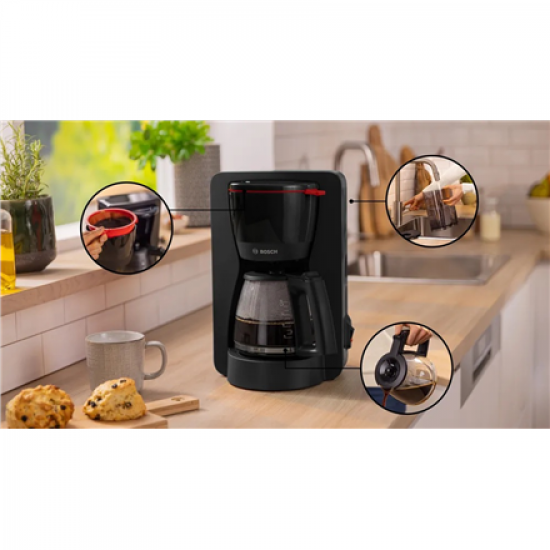Bosch Coffee Maker | TKA2M113 My Moment | Drip | 1200 W | Black