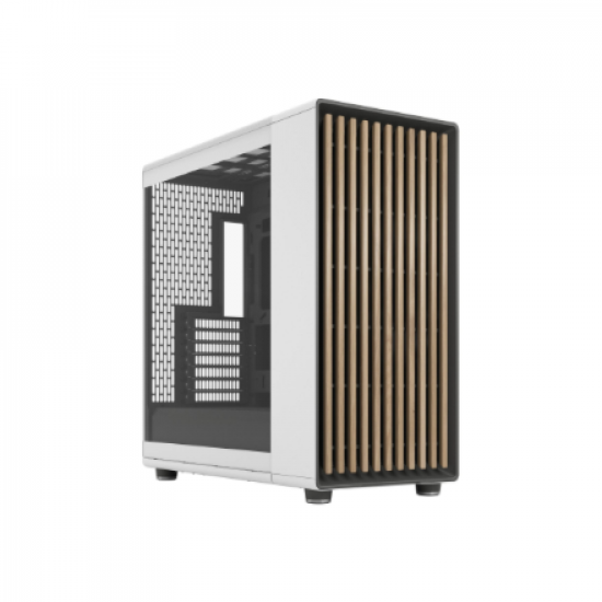Fractal Design Computer Case | North XL | Chalk White TG Clear | ATX | Power supply included No