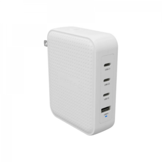 Hyper HyperJuice 145W USB-C GaN Travel Charger with 4 Ports - White | Hyper
