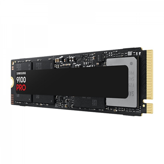 Samsung 9100 PRO | Solid state drive | 4000 GB | SSD form factor M.2 2280 | Solid-state drive interface PCI Express 5.0 x4 (NVMe) | Read speed 14800 MB/s | Write speed 13400 MB/s
