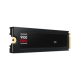 Samsung 9100 PRO With Heatsink | 1000 GB | SSD form factor M.2 2280 | Solid-state drive interface PCIe 5.0 NVMe | Read speed 14800 MB/s | Write speed 13400 MB/s
