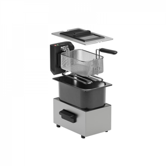 Tristar Deep Fryer | FR-9338 | Power 2000 W | Capacity 3 L | Stainless Steel/Black