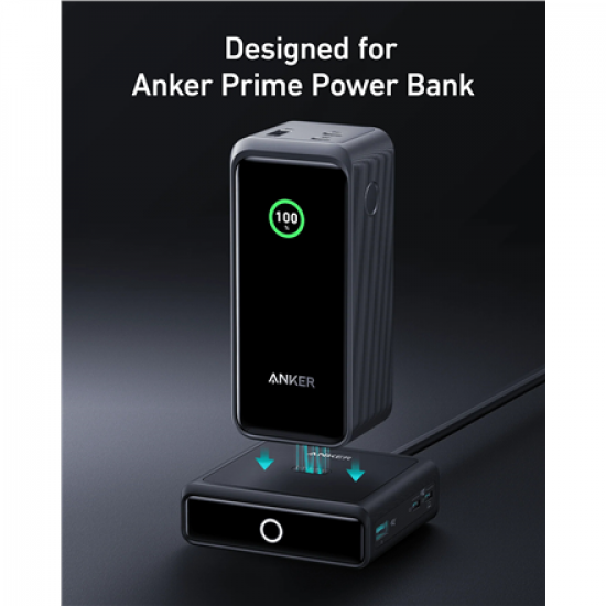 Anker Prime Charging Base for Power Bank, 100W | A1902311 | Black