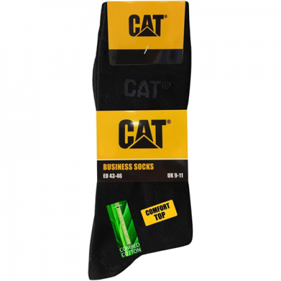 CAT Socks, Size 43/46 EU, 5 pairs | Black