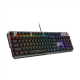 MSI STRIKE 600 SILENT US | Gaming Keyboard | Wired | US | USB 2.0 | KAILH Midnight PRO Silent Tactile