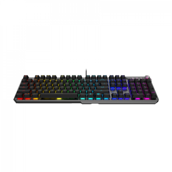 MSI STRIKE 600 SILENT US | Gaming Keyboard | Wired | US | USB 2.0 | KAILH Midnight PRO Silent Tactile
