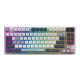 MSI FORGE GK600 TKL WIRELESS SKY | Gaming Keyboard | Wireless | US | Bluetooth | 2.4 GHz, Bluetooth, USB 2.0 | Mechanical Linear