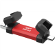 Silicon Power DS72 | 500 GB | USB Type-A/USB Type-C 3.2 Gen 2 | Red