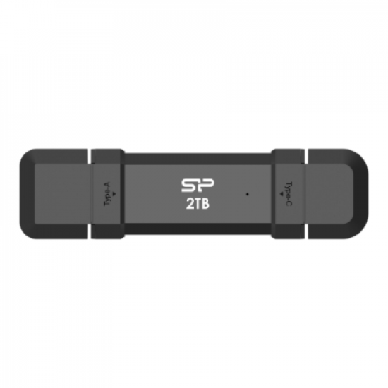 Silicon Power DS72 | 250 GB | USB Type-A/USB Type-C 3.2 Gen 2 | Red