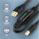 AXAGON USB Repeater Cable, 20 m | ADR-220B | USB Type A to USB Type B