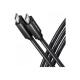 AXAGON SPEED + USB-C, USB 20Gbps Cable, 0.5 m | BUCM32-CM05AB | USB Type-C to USB Type-C