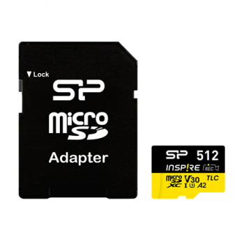 Silicon Power Inspire | 512 GB | microSDXC | Flash memory class C10, UHS-I U3, V30